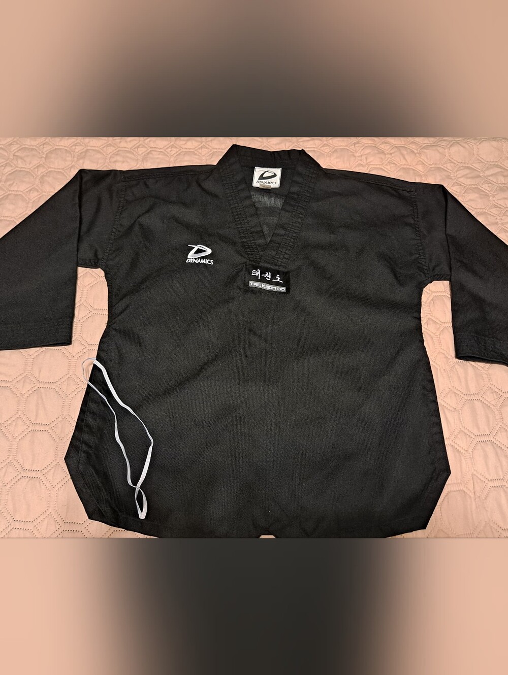 Dynamics Size 1 Black Tae Kwon Do Top